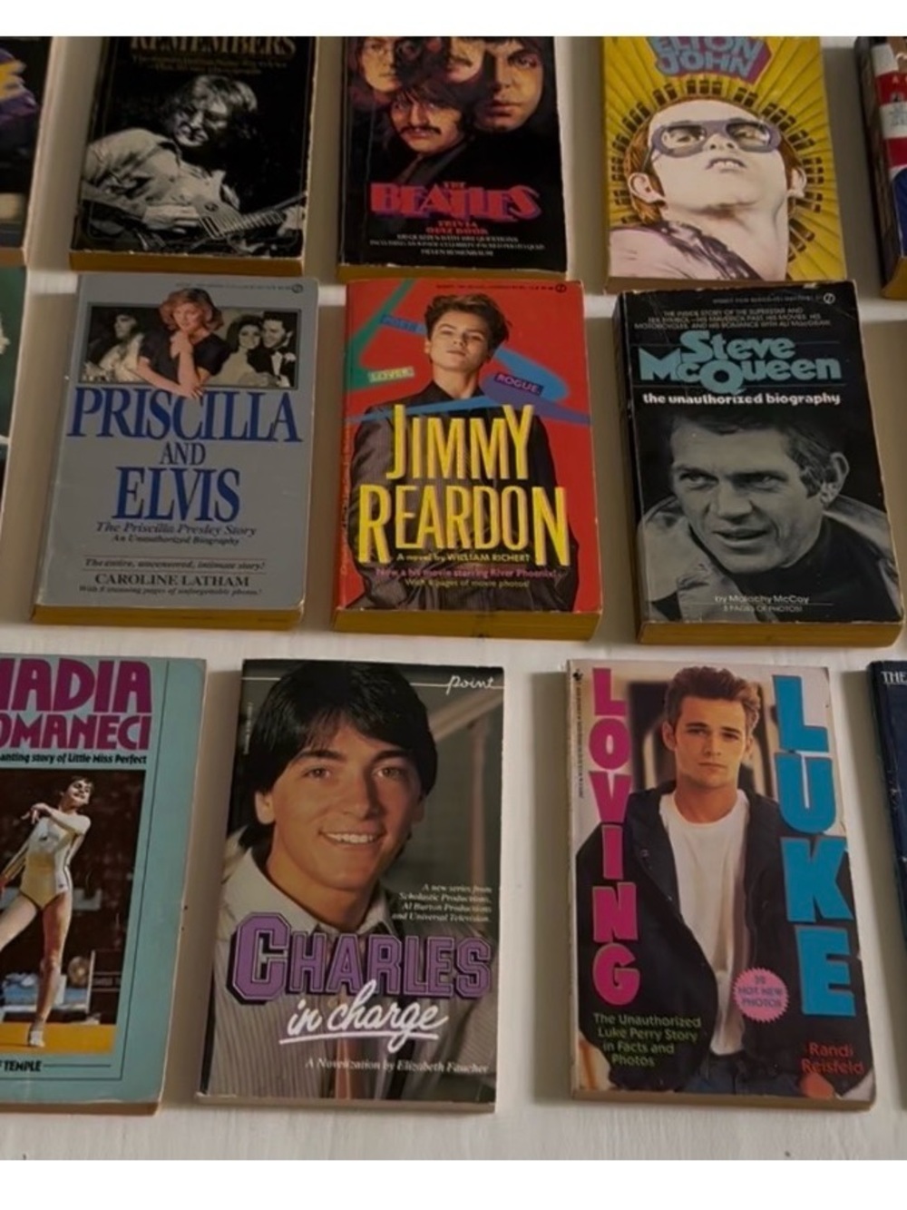 14 Vintage Paperback Biography Books - PRINCE BEATLES LENNON JULIO WILLIE WILT